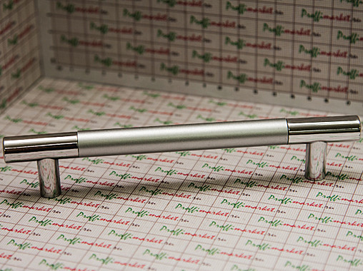 Ручка Рейлинг 96мм пластик (хром)