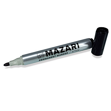 Маркер перманентный MAZARI 2,0мм (черный)