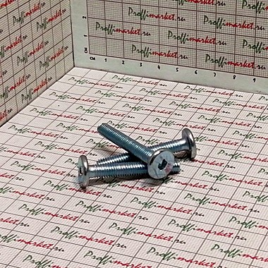 Винт плоский с внутр. шестигр. М6*50 цинк, DIN 7420