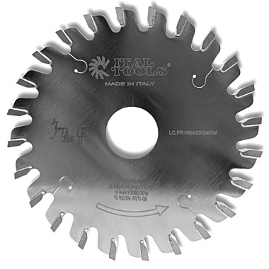 Пила дисковая 100*3,1*20 z24 коническая ITAL TOOLS