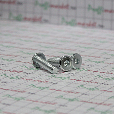 Винт плоский с внутр. шестигр. М6х25 цинк, DIN 7420