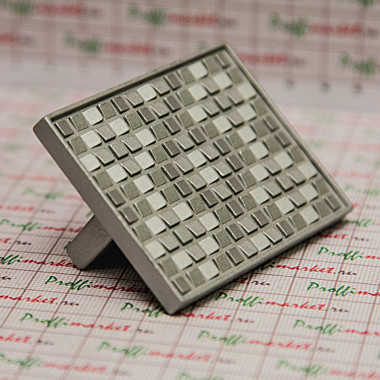 Ручка кнопка RD-02 мат.хром